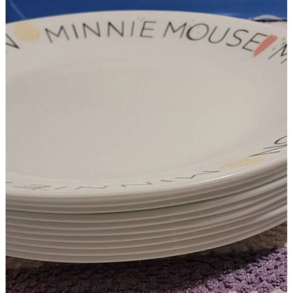 (set of 10 ) Corelle Disney‎ Minnie Mouse plates 6.75